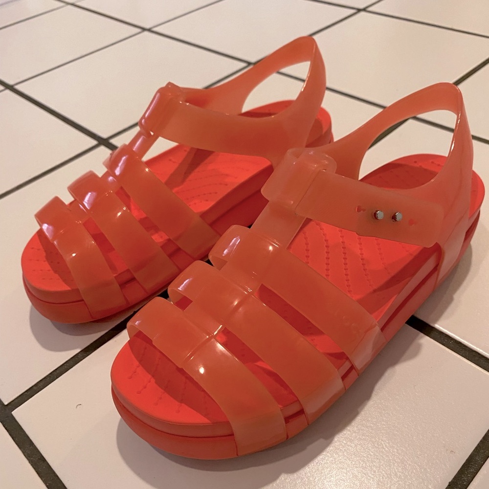 Crocs Splash Glossy Fisherman Sandals size 8